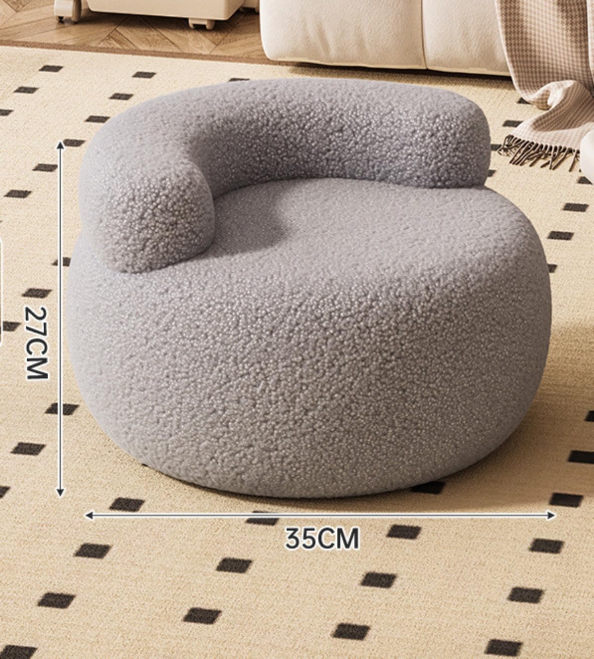 Amazon｜Qfmrクッションソファ フロアクッション ソファー 1人掛け
